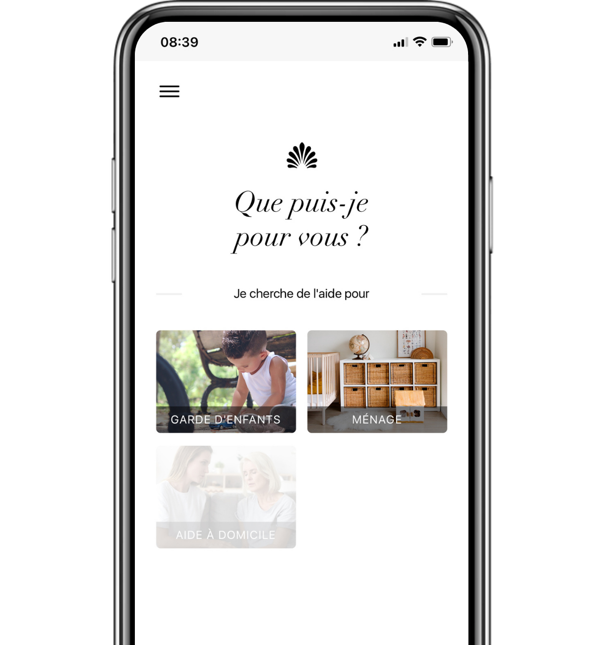 choix activités ménage & garde d'enfants