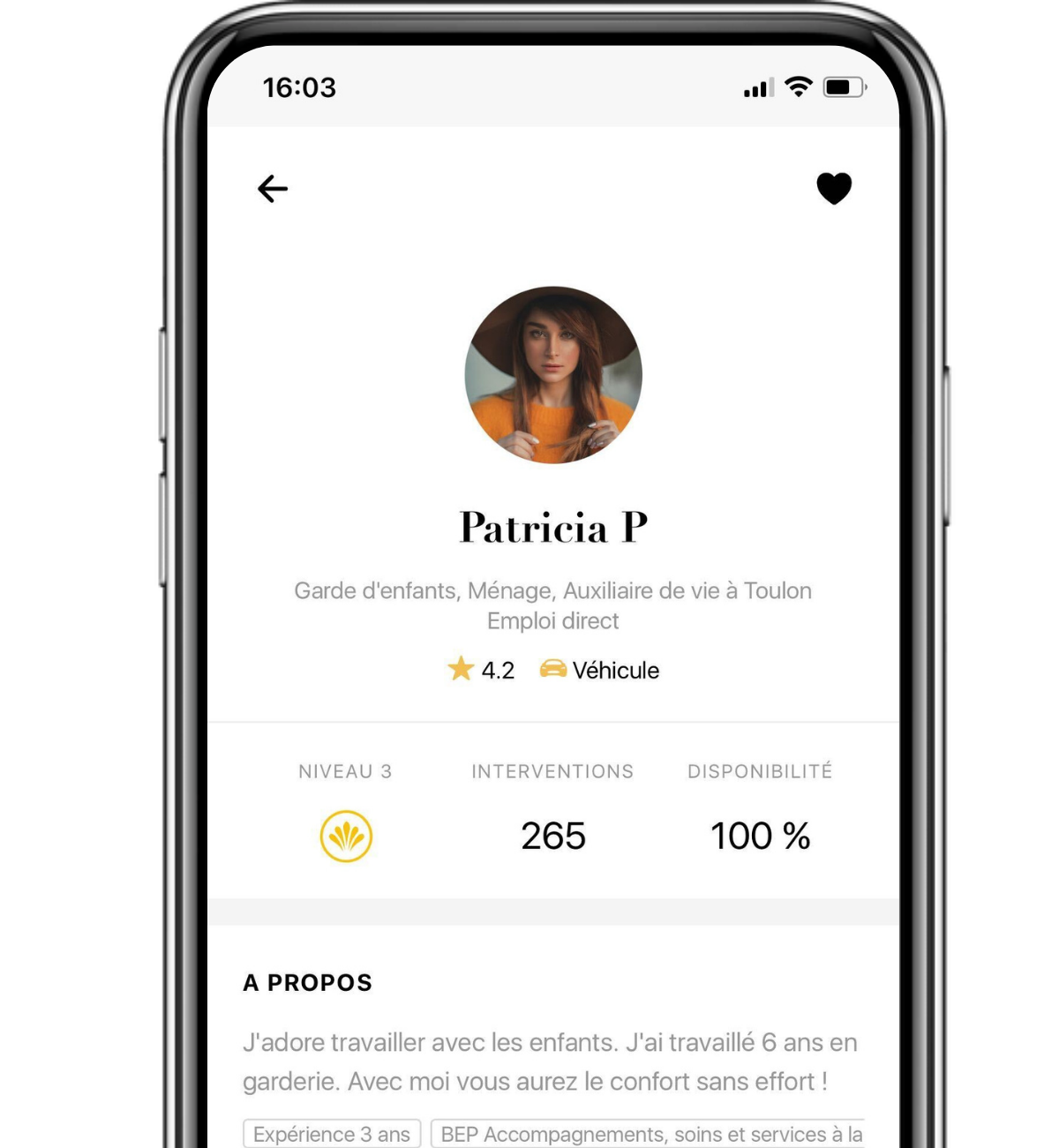 Profil intervenant ernestor